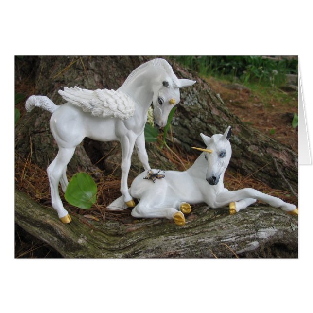 Pegasus & Unicorn Foals (Front Horizontal)