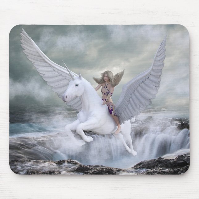 Pegasus Unicorn Mouse Mat (Front)