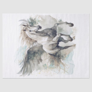 Pegasus Watercolor Decoupage Tissue Paper