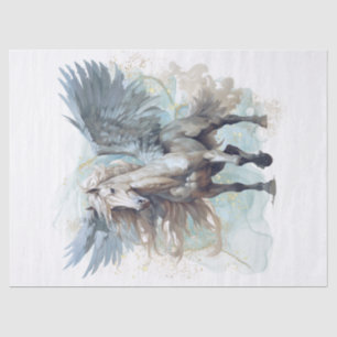 Pegasus Watercolor Decoupage Tissue Paper