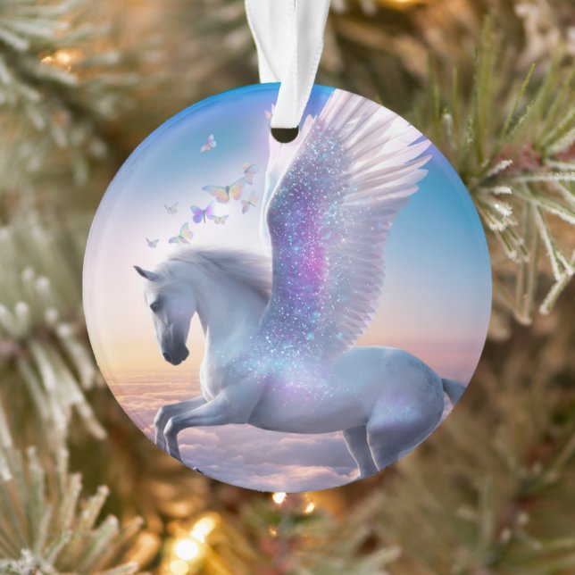 Pegasus with Rainbow Ornament (Tree)