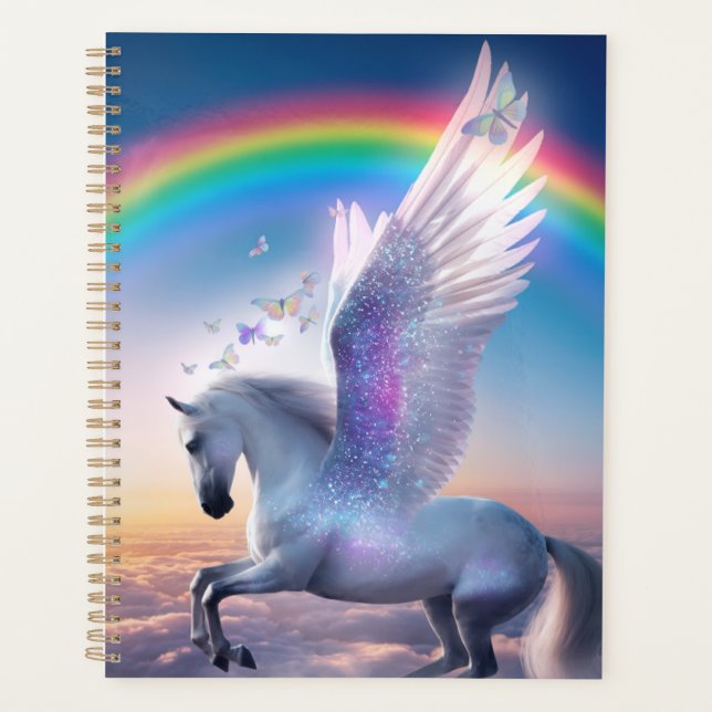 Pegasus with Rainbow Planner (Front)