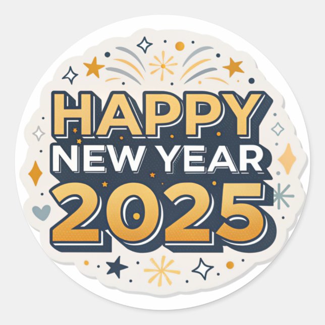 Pegatin Classic Round Sticker (Front)