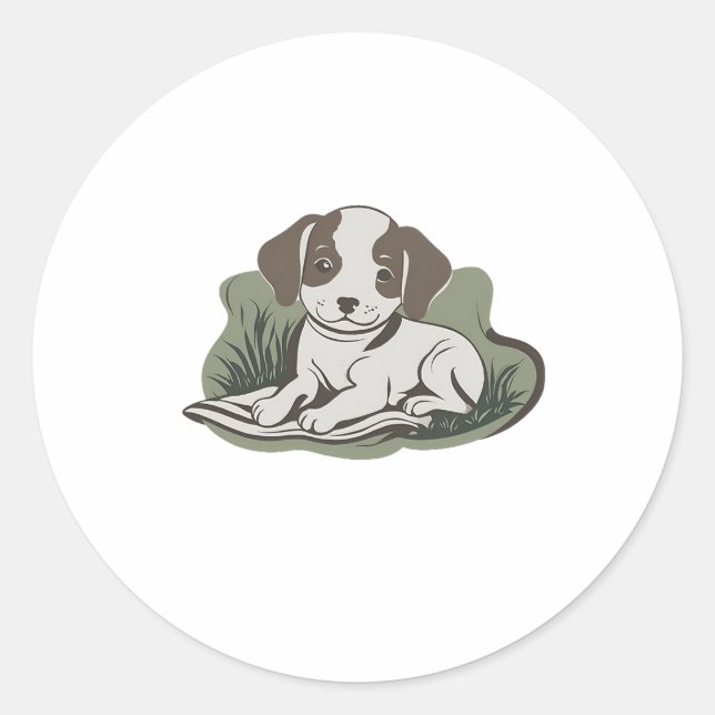 Pegatin Classical Round Stickers (Front)