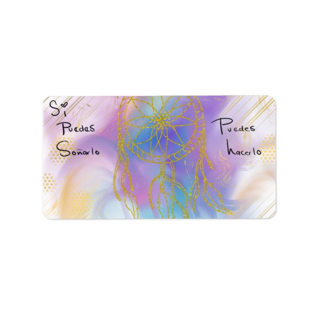 Pegatin you can do it label (Front)