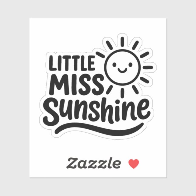 Pegatina con forma – Little Miss Sunshine (Sheet)