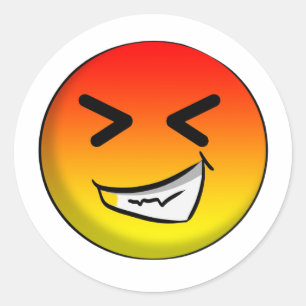 Pegatina de Emoji Classic Round Sticker