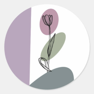 PEGATINAS TULIPÁN CLASSIC ROUND STICKER