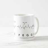 Peggie peptide name mug (Front Right)