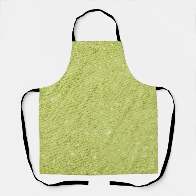 Peggy Ann All Over Green Kitchen Apron (Front)