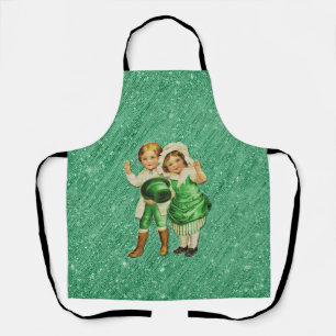 Peggy Ann All Over Green St Patrick's Day Apron