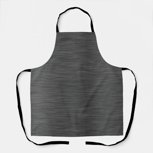 Peggy Ann All Over Grey Kitchen Apron (Front)