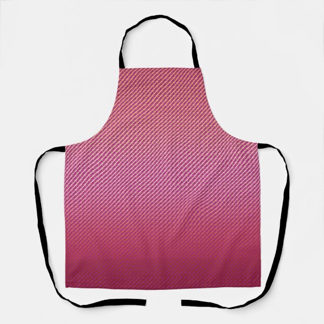 Peggy Ann All Over Pink Gradated Love Apron (Front)