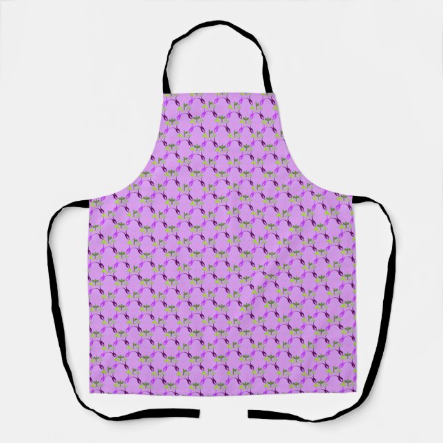 Peggy Ann Easter Women's Apron - Spring Lilac  (Front)