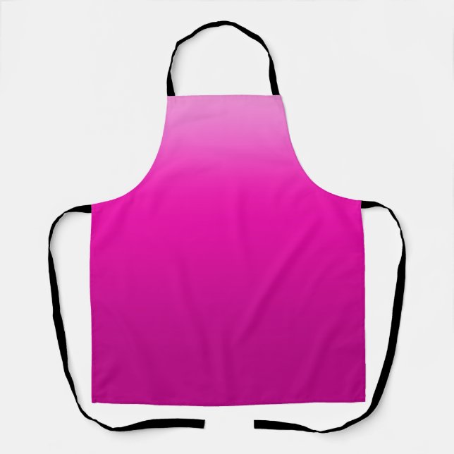 Peggy Ann Pink Gradated Kitchen Apron (Front)