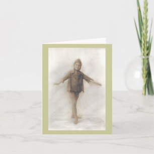 Peggy as an elf card