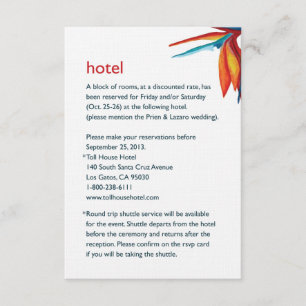 Peggy Hotel 3.5x5 Linen Enclosure Card