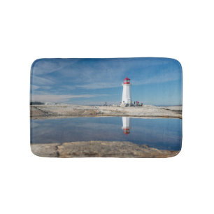 Peggy'S Cove Lighthouse   Canada Bath Mat