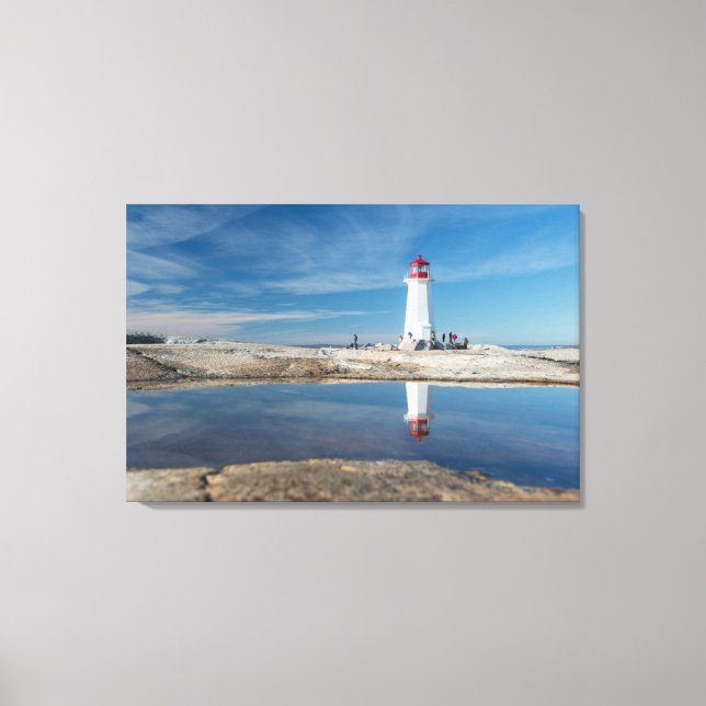 Peggy'S Cove Lighthouse | Canada Canvas Print (Front)