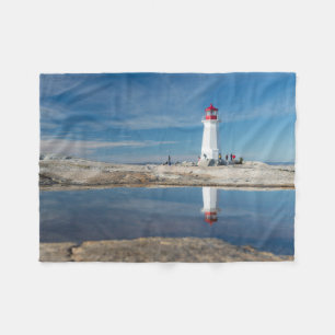 Peggy'S Cove Lighthouse   Canada Fleece Blanket