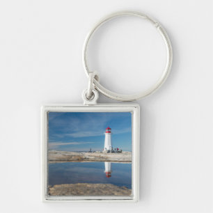 Peggy'S Cove Lighthouse Canada Key Ring