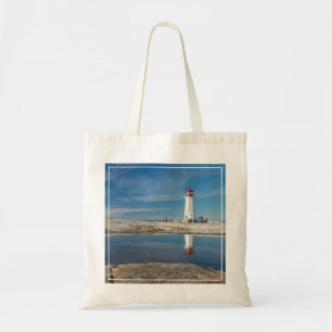 Peggy'S Cove Lighthouse Canada Tote Bag