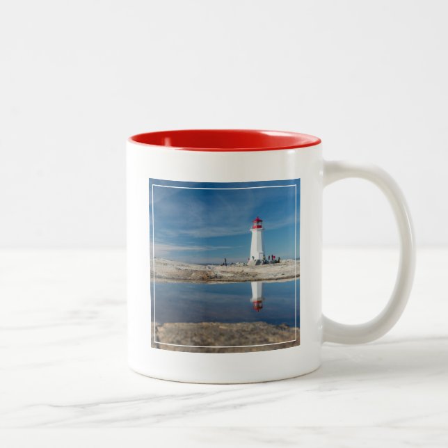 Peggy'S Cove Lighthouse | Canada Two-Tone Coffee Mug (Right)