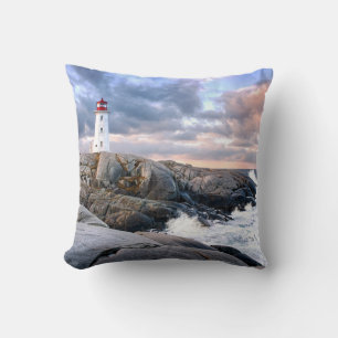 Peggy's Cove Lighthouse Cushion