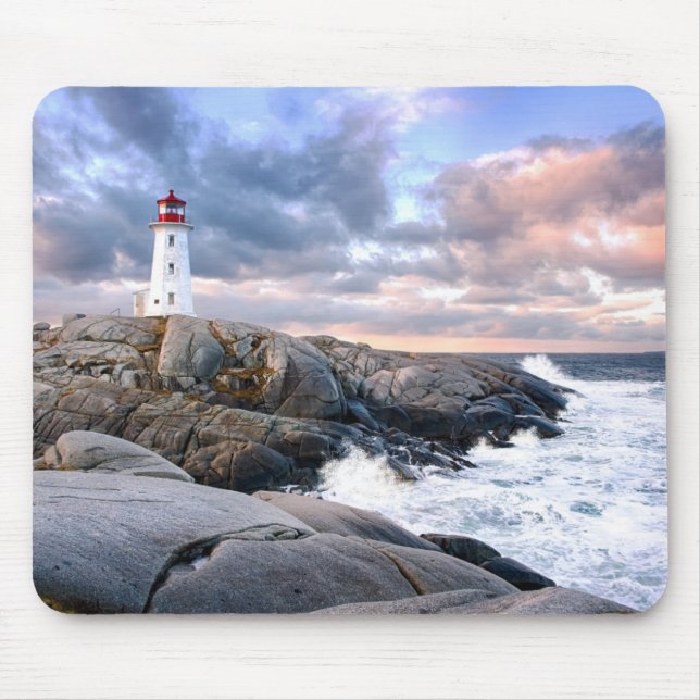 Peggy's Cove Lighthouse Mouse Mat (Front)