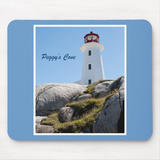 Peggy's Cove Lighthouse Mouse Mat (Front)