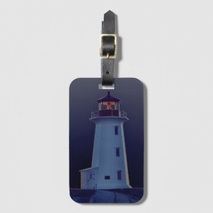 Peggy's Cove  Lighthouse Nova Scotia luggage tag
