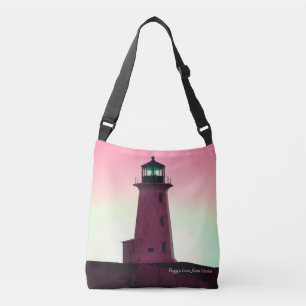 Peggy's Cove  Lighthouse Nova Scotia shoulder bag