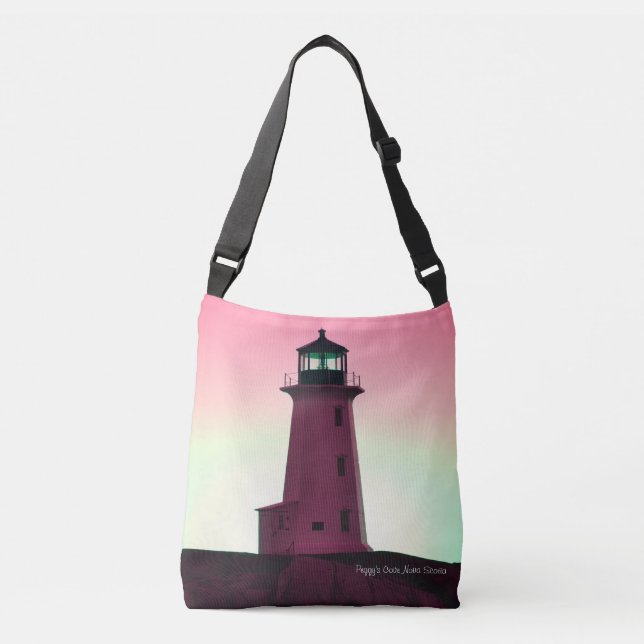 Peggy's Cove  Lighthouse Nova Scotia shoulder bag (Front)