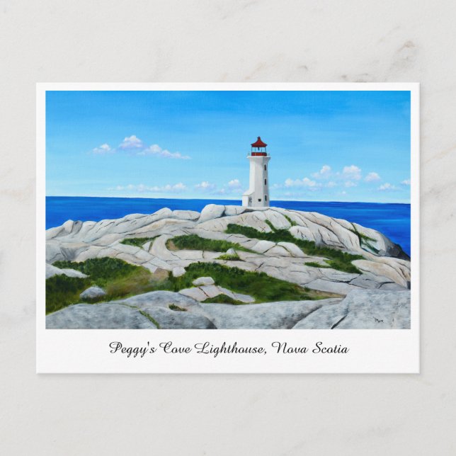 Peggy's Cove Lighthouse Postcard (Front)
