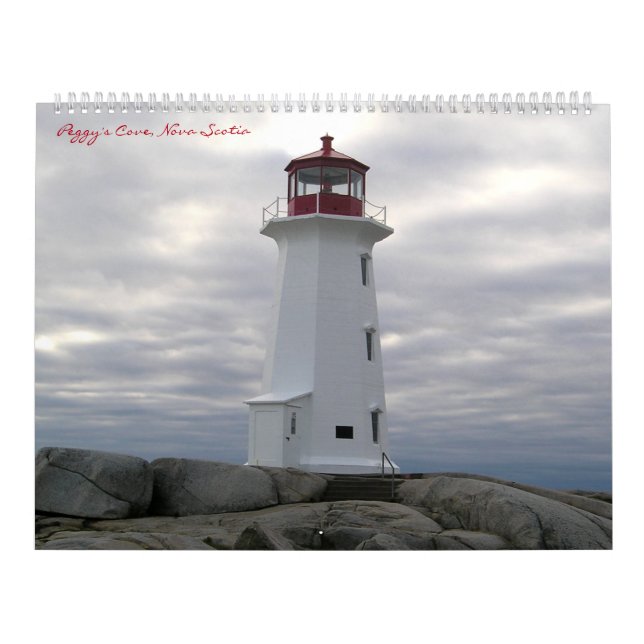 Peggy's Cove  Lighthouse Route Calendar (Cover)