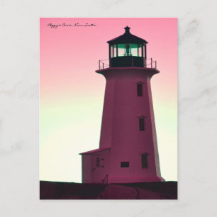 Peggy's Cove Lighthouse Route Nova Scotia Postcard