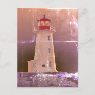 Peggy's Cove  Lighthouse Route Nova Scotia Postcard