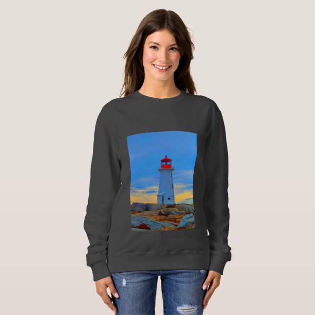 Peggy's cove lighthouse shirt lighthouse route (Front Full)
