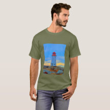 Peggy's cove lighthouse shirt lighthouse route