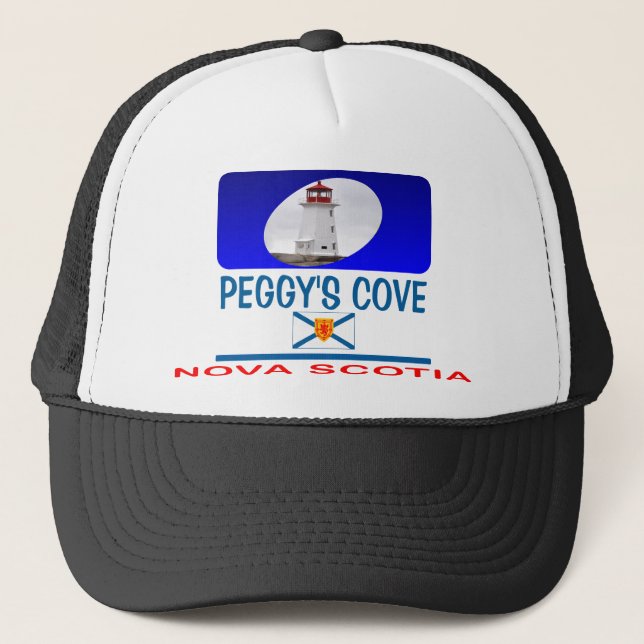 Peggy's Cove Lighthouse Trucker Hat (Front)