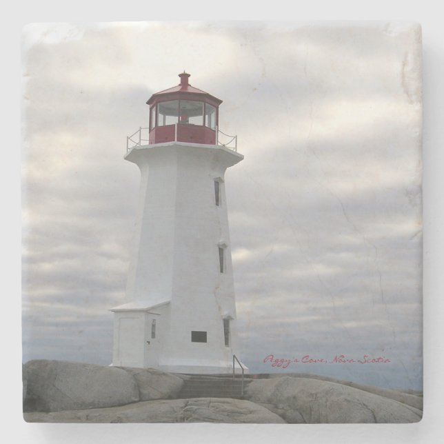 Peggy's Cove Nova Scotia drink Coaster (Front)