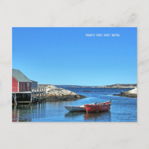 Peggy's Cove ,Nova Scotia Holiday Postcard