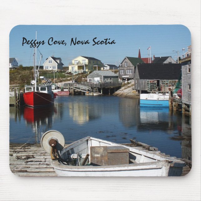 Peggys Cove, Nova Scotia Mouse Mat (Front)