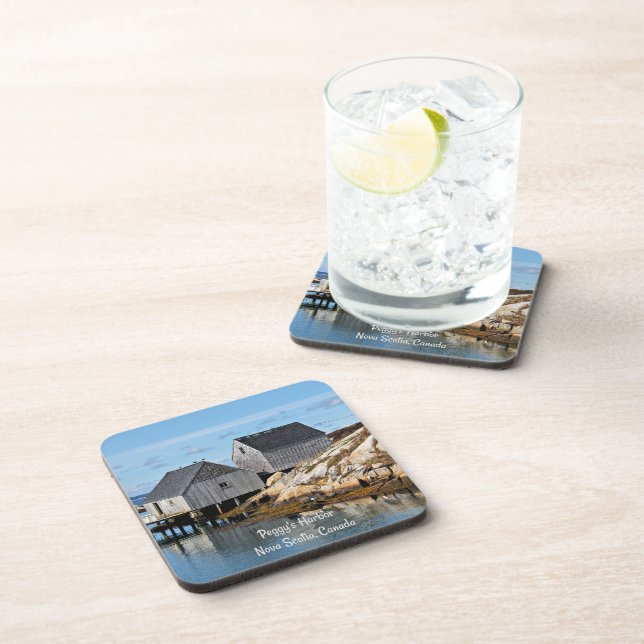 Peggy's Harbour, Nova Scotia, Canada Coaster (Right Side)