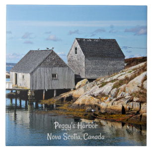Peggy's Harbour, Nova Scotia, Canada Tile