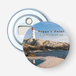 Peggys Point Lighthouse Atlantic Canada Bottle Opener
