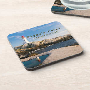 Peggys Point Lighthouse Atlantic Canada Coaster