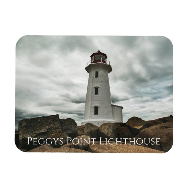 Peggys Point Lighthouse, Peggys Cove, Nova Scotia Magnet (Horizontal)