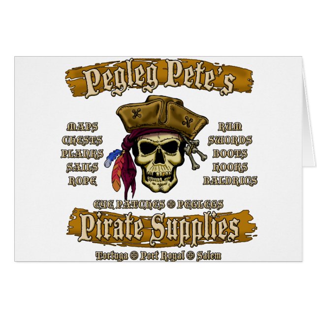 Pegleg Pete's Pirate Supplies (Front Horizontal)
