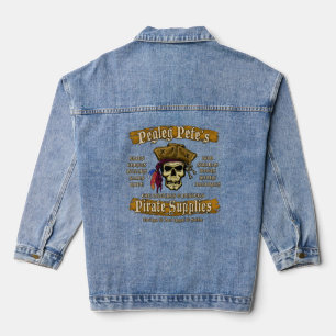 Pegleg Pete's Pirate Supplies Denim Jacket